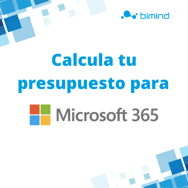 Calcula tu presupuesto para Microsoft 365